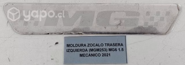 Moldura zocalo trasera izquierda (MGM253) MG6 1.5