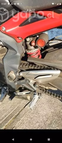 Triumph street triple 675 r, año 2016