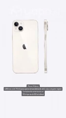 IPhone 14 blanco