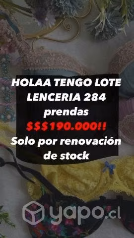Lote de lencería