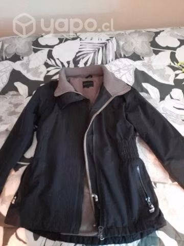 Parka negra mujer