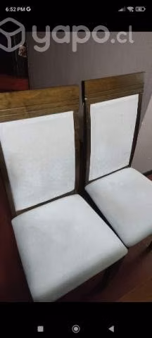 Comedor rectangular madera 4 sillas
