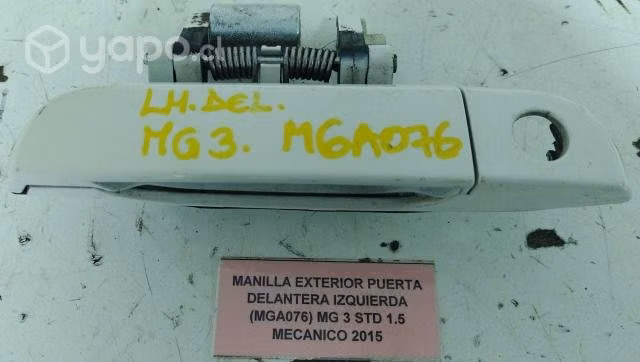 Manilla Exterior Puerta Del Izq (MGA076) MG 3 STD