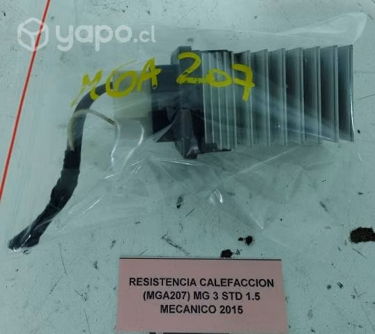 Resistencia Calefaccion (MGA207) MG 3 STD 1.5 Mec