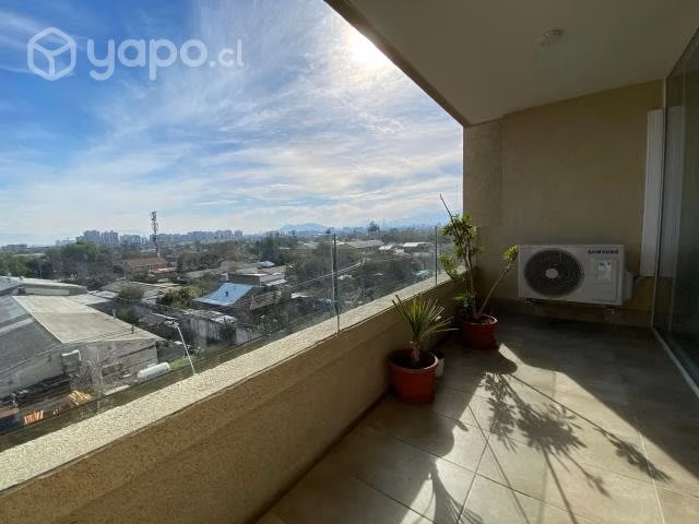 Amplio departamento amoblado 2d /2b metro quilin
