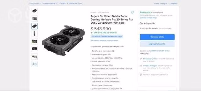 Tarjeta de video. + Procesador
