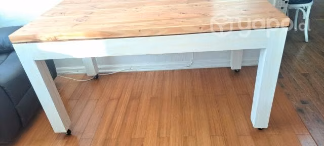 Mesas de pino oregón Medidas : Largo155cm Anch - Imagen 2