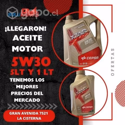 Llegaron aceite motor 5w30 consulte