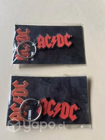 Llavero Acdc De Goma
