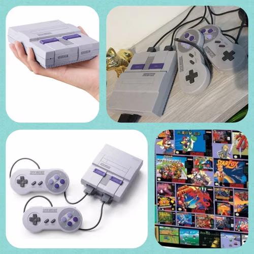 Classic supernintendo con 20 juegos incorporados