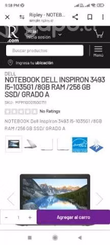 Notebook Dell inspiron