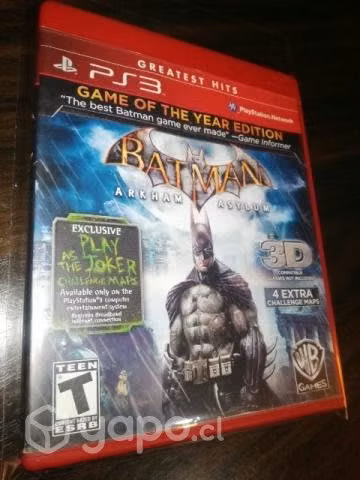 Batman arkham asylum. ps3.