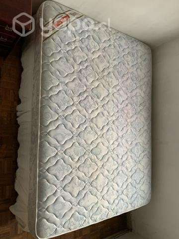 Cama usada de 2 Plazas marca Rosen con base - Imagen 2
