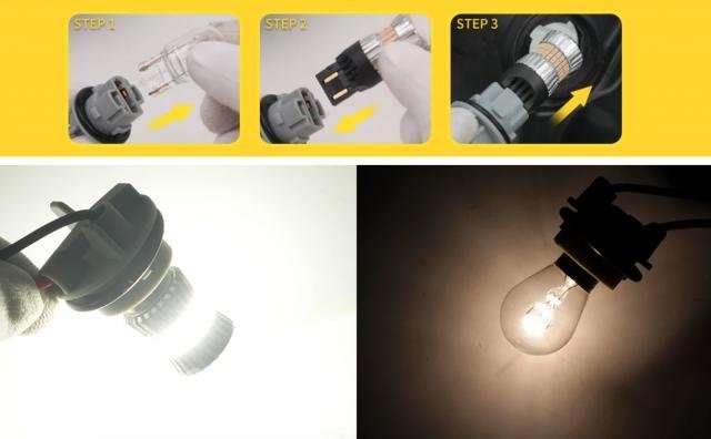 Intermitentes LED amarillo ambar T20 Nuevas - Imagen 5