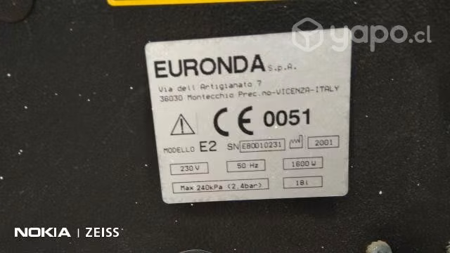 Autoclave euronda e2-18