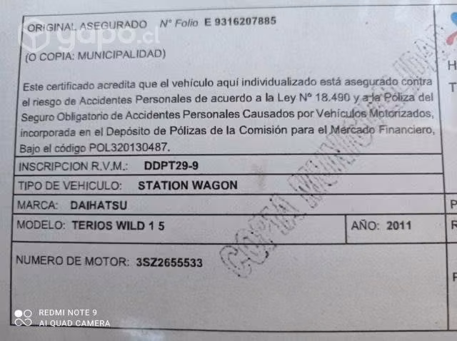 Daihatsu terios wild 1.5 2011
