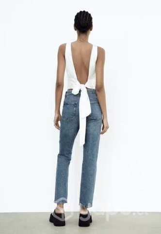 Top satinada Zara - Imagen 2