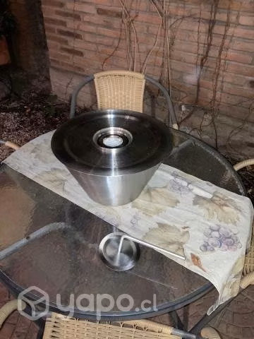 Fogón de acero sobremesa