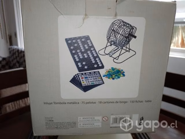 Dos juegos de mesa magia caja Bingo tómbola
