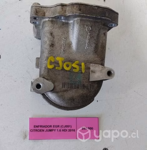 Enfriador EGR (CJ051) Citroen Jumpy 1.6 HDI 2016