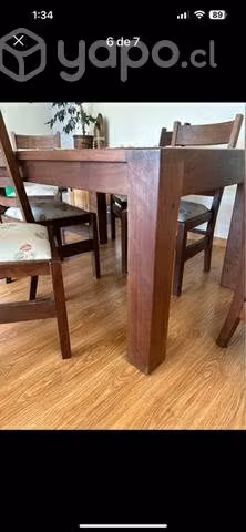 Comedor de madera de roble de demolición