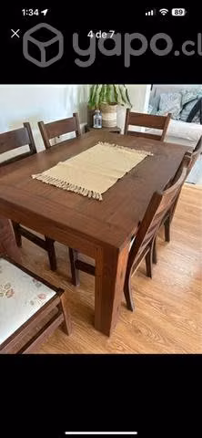 Comedor de madera de roble de demolición