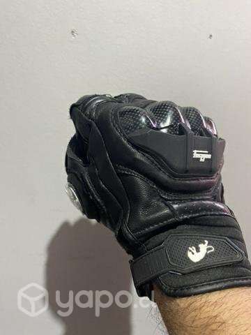 Guantes de cuero para moto - Imagen 2