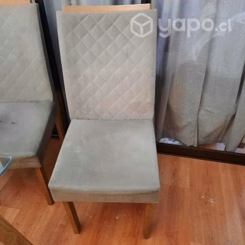 Comedor Cristal Templado + 4 sillas usado - Imagen 3