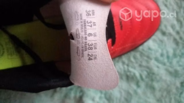 Zapatillas baby fútbol número 38 nuevas