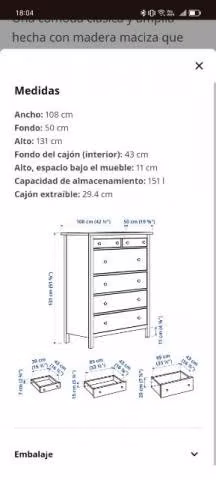Cómoda Ikea - Imagen 2