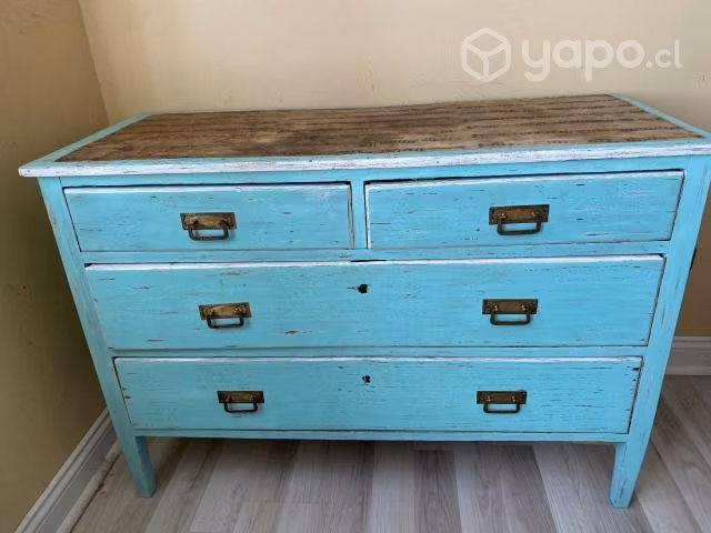 Comoda 4 cajones vintage madera antigua