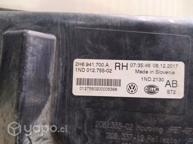 Neblinero derecho Volkswagen Amarok 2016-2020