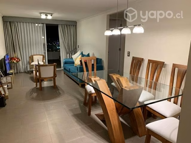 Juego comedor 6 sillas madera roble
