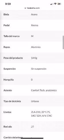 Bicicleta plegable aro 20 SCOOP - Imagen 5