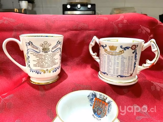 Coleccion De 3 Tazas finas De Porcelana Inglesa - Imagen 6