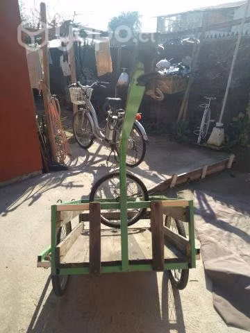 Carrito de arrastre resistente con rueda completa de repuesto