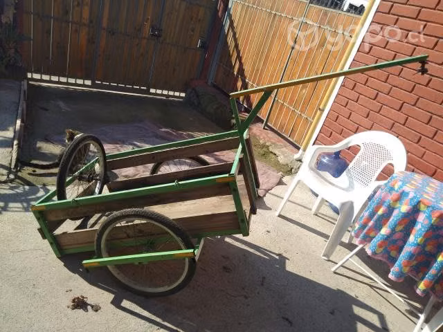 Carrito de arrastre resistente con rueda completa de repuesto