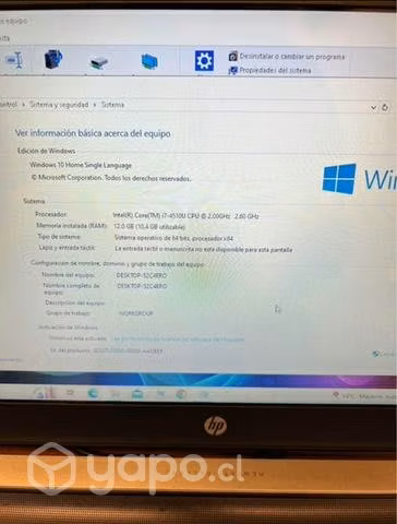 Notebook hp pavilion i7 12 ram + kit gamer - Imagen 4