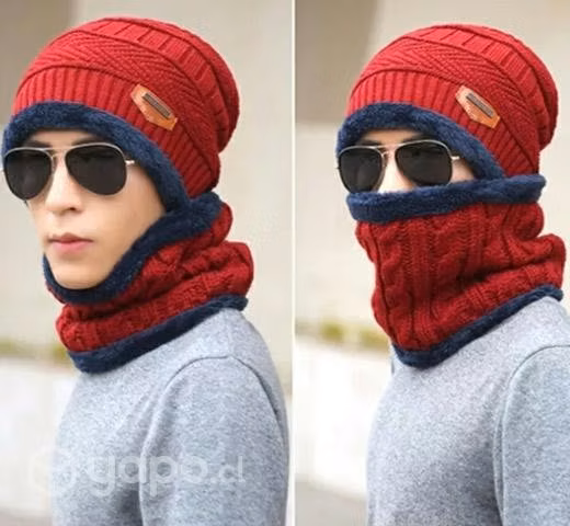 Gorro y cuello afranelados