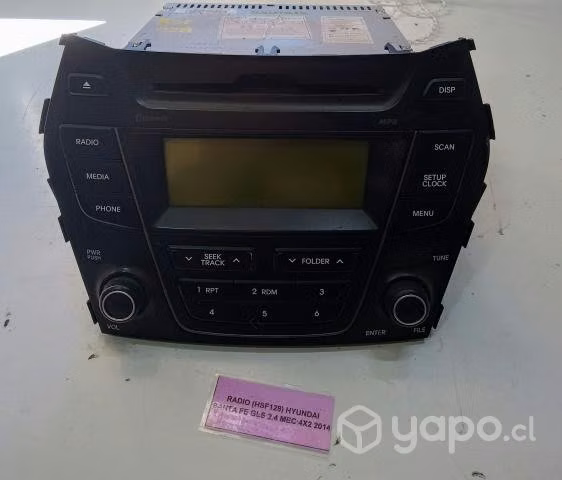 Radio (HSF128) Hyundai Santa Fe GLS 2.4 MEC 4x2