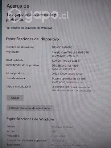 Computador All in One I5 Olidata