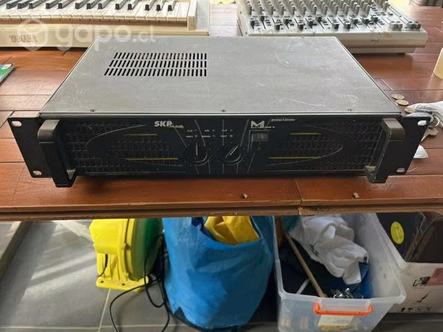 Amplificador SLP Max 400 x 200+200 e