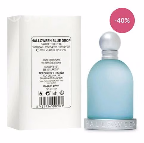 Tester Halloween Blue Drop de Jesus del Pozo EDT 1