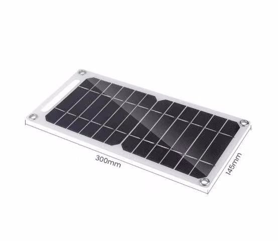 Panel Solar Portátil, Cargador con USB, 30x16 Cm