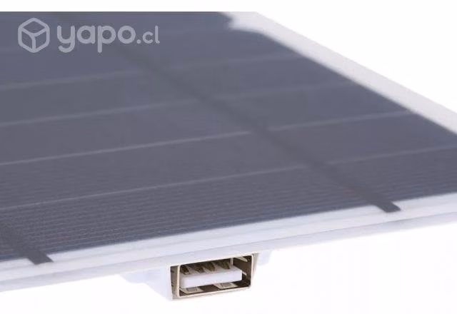 Panel Solar Portátil, Cargador con USB, 30x16 Cm