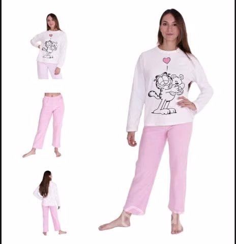 Pijamas de polar Disney y Hello kitty