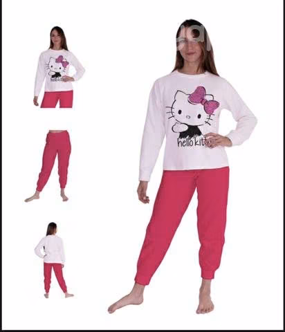 Pijamas de polar Disney y Hello kitty - Imagen 2