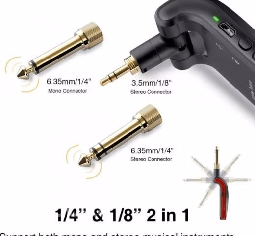 Sistema inalámbrico de WS-60 para guitarra