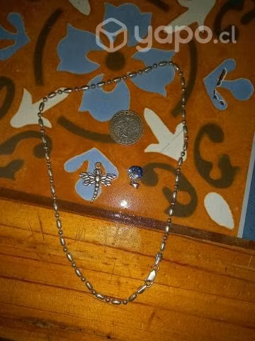 Cadena de plata y depiladora marca gama