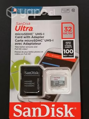 Tarjeta de memoria microSD SanDisk 32GB clase10